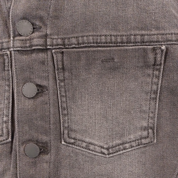 L’agence Zuma cropped denim jacket sequin details - Picture 6 of 10